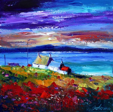 Dawnlight over Iona 16x16 Dawnlight over Iona 16x16